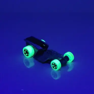 Hot Wheels Z-Rod Azul Glow Wheels