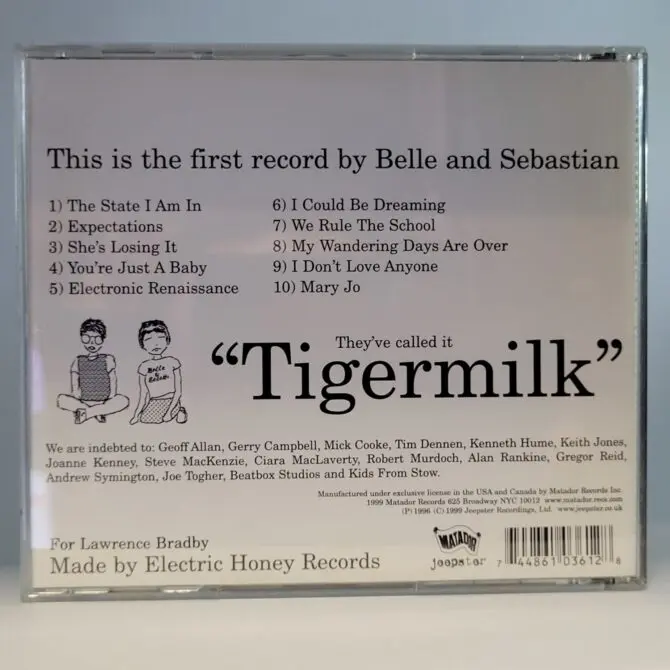 Belle And Sebastian - Tigermilk - Imagem 2