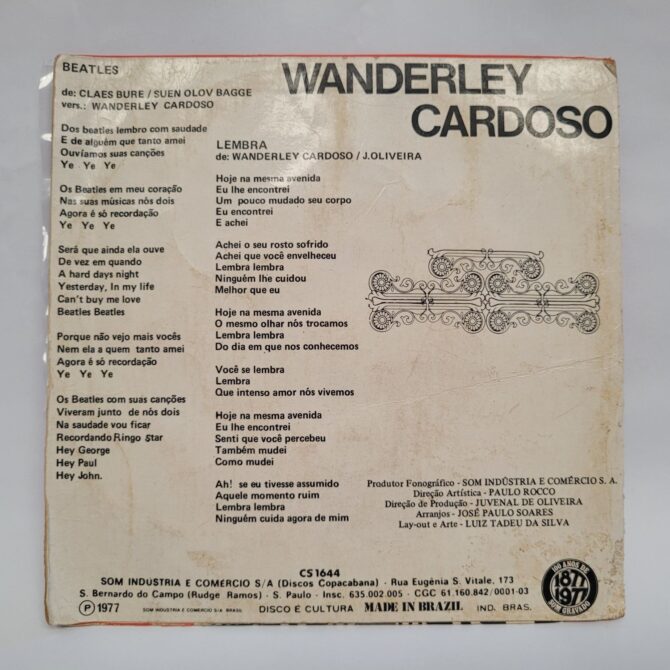 Wanderley Cardoso - Beatles / Lembra - Imagem 2