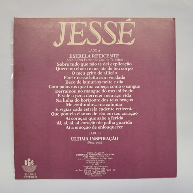 Jessé - Estrela Reticente - Imagem 2